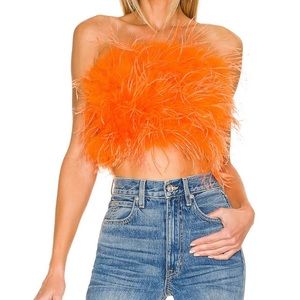 LAMARQUE feather top
